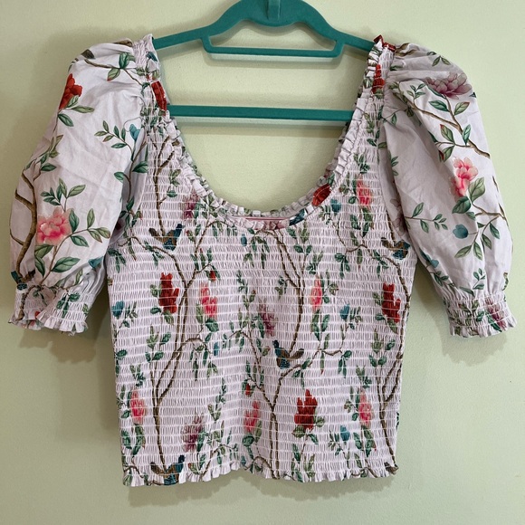 Hill House Tops - Hillhouse Home Puff Sleeve Aiko Nap Top